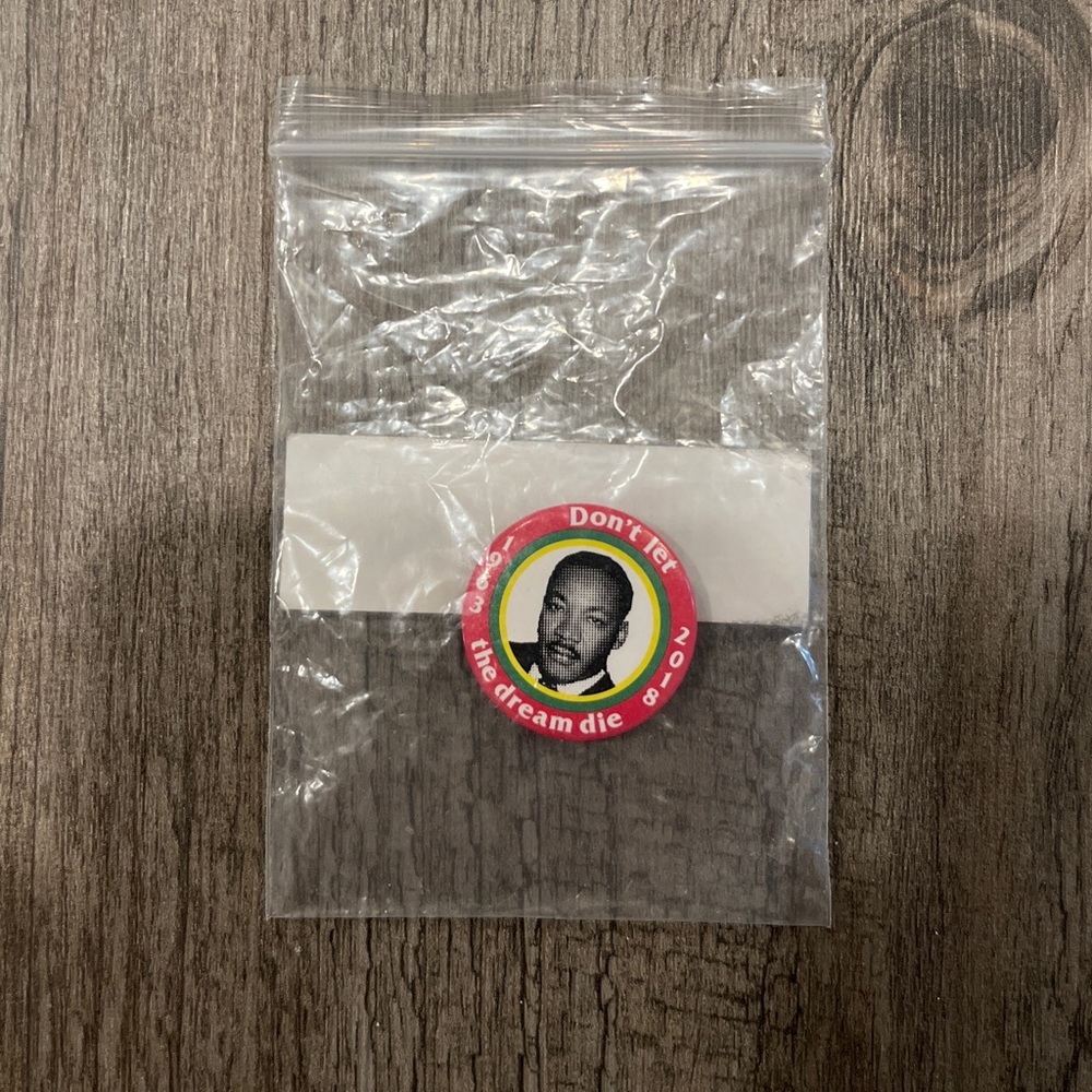 Supreme MLK Button